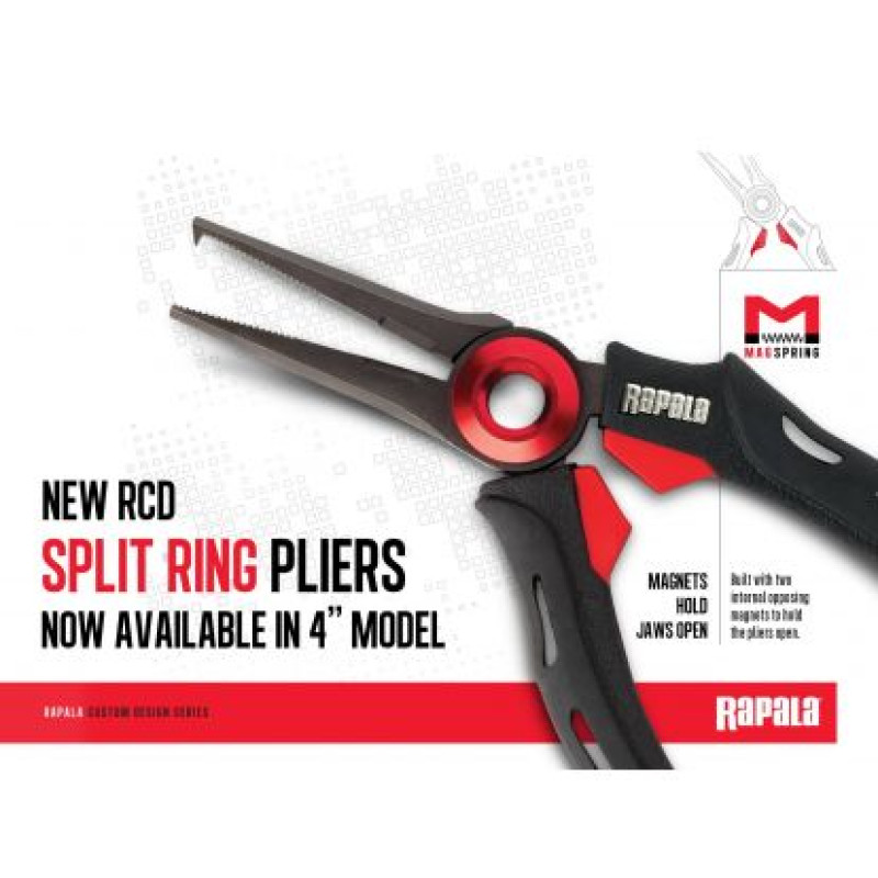Плоскогубці магнітні Rapala Mag Spring Split Ring Pliers RCD4
