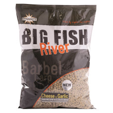 Пеллетс Dynamite Big Fish River Pellets -Cheese & Garlic 4 6 8mm 1.8kg