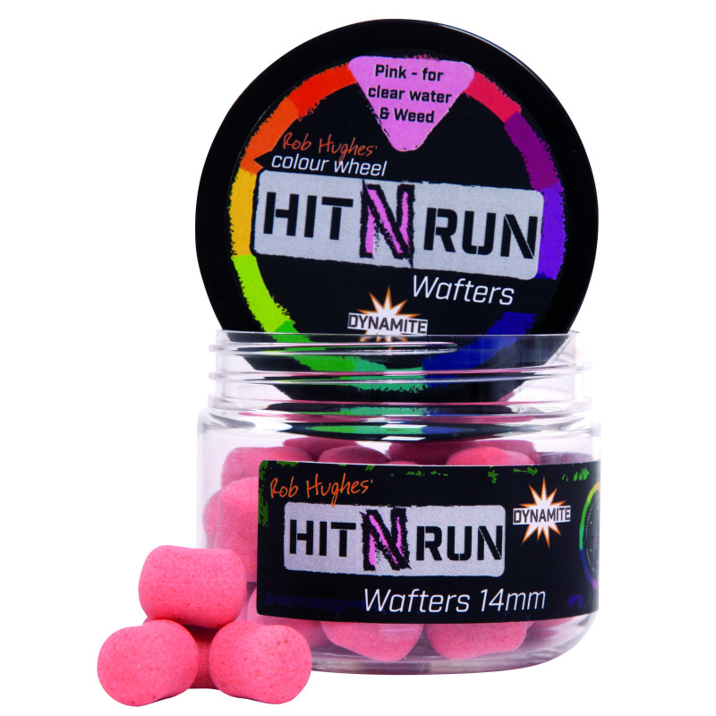 Бойли Dynamite Baits Hit N' Run 14mm Wafter - Pastel Pink