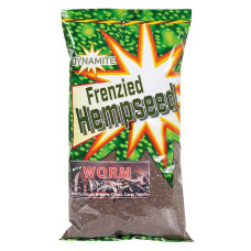 Прикормка Dynamite Baits Frenzied Hemp Dark Worm Groundbait 900g - DY453