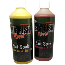 Ліквід Dynamite BaitsBig Fish River Bait Soak Cheese & Garlic 500ml - DY1379