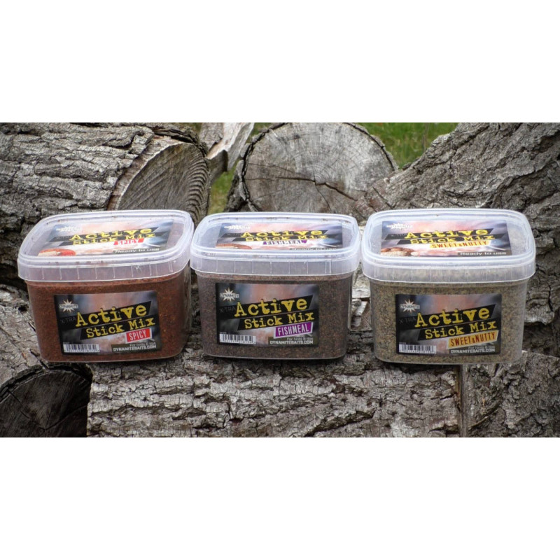 Стік Мікс Dynamite Baits Xtra Active Stick Mix Sweet & Nutty 650g - DY1216