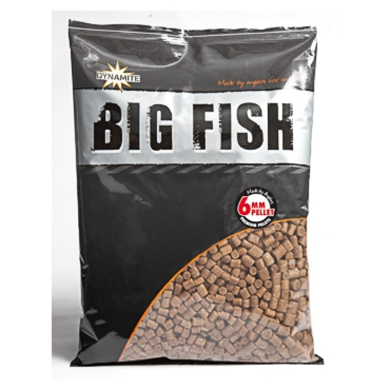 Пеллетс кормовий Dynamite Baits Big Fish 6mm Pellets 1.8kg DY1491