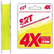 Шнур SERT SRT 4Х жовтий 0,14мм (135м) 8,18 кг - SEVAM0120014135M