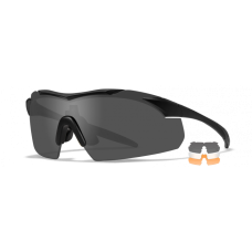 Тактичні окуляри WILEY X WX VAPOR 2.6 Matte Black/Grey + Clear + Light Rust