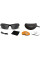 Тактичні окуляри Wiley X Valor 2.5 Matte Black/ Grey + Clear + Light Rust - CHVAL06