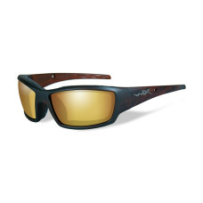 Окуляри Wiley X TIDE Pol Amber Gold Mirror Matte Hickory Brown Frame