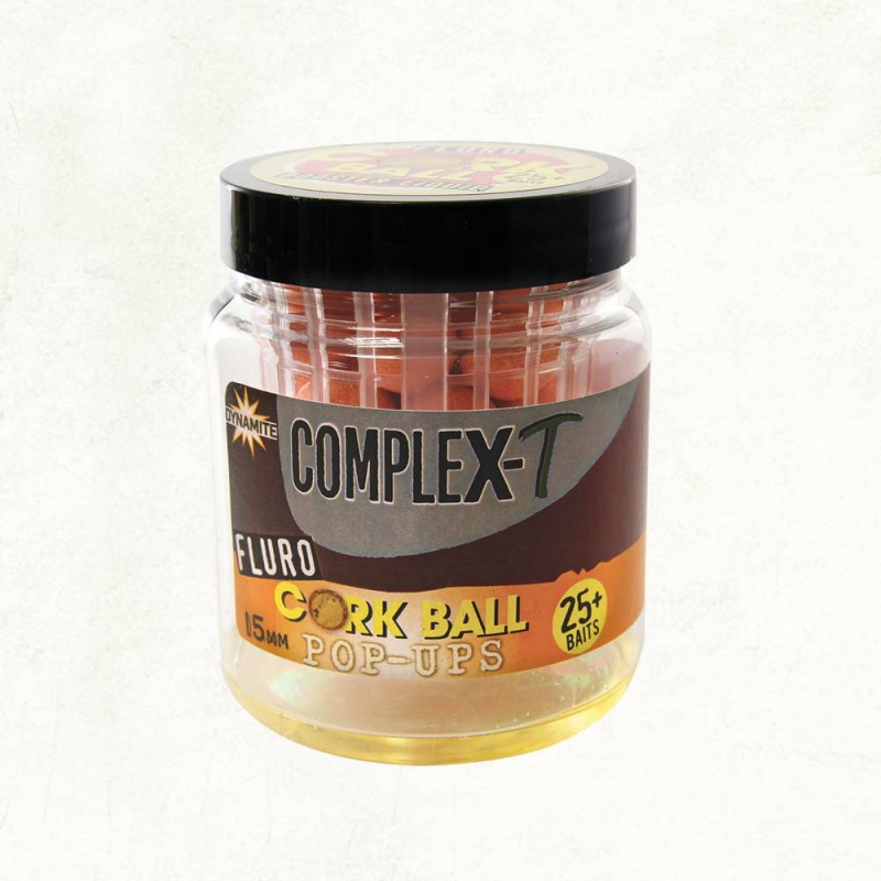 Бойли Dynamite Baits CompleX T Cork Ball Wafters 15mm DY1004