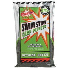 Пеллетс Dynamite Baits Swim Stim Sinking Carp Betaine Green 3mm 900g - DY100