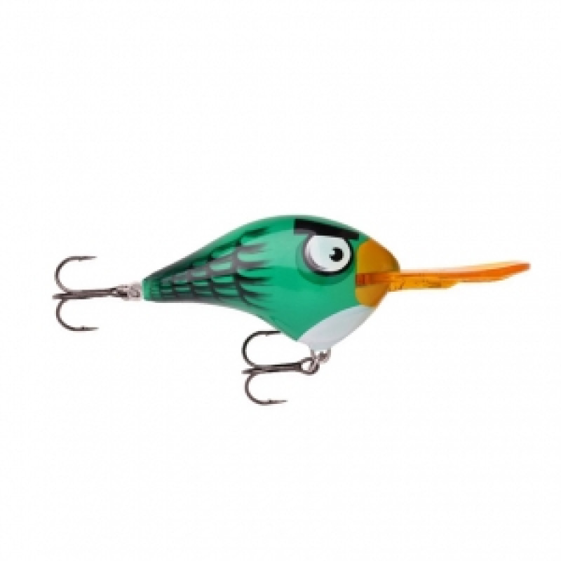 Воблер Rapala Angry Birds Green Toucan 50 мм 9 г (DT10 HAL)