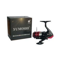 Кaтушка YUMOSHI MK4000 13п. RED пласт шпуля 5.5:1 з жилкою (YUM-MK4000)