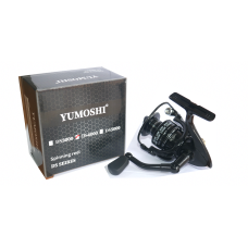 Кaтушка YUMOSHI DS2000 9+1 BLACK метал шпуля 5.5:1(YUM-DS2000)
