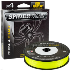 Шнур 4 жильний Spiderwire Dura 4 Yellow ESD4Y-DURA4 150M 0.20MM/17.0KG